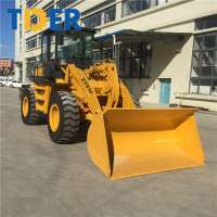 High performance 936 mini dumper loader 3 ton wheel loader with snow plow blade attachment